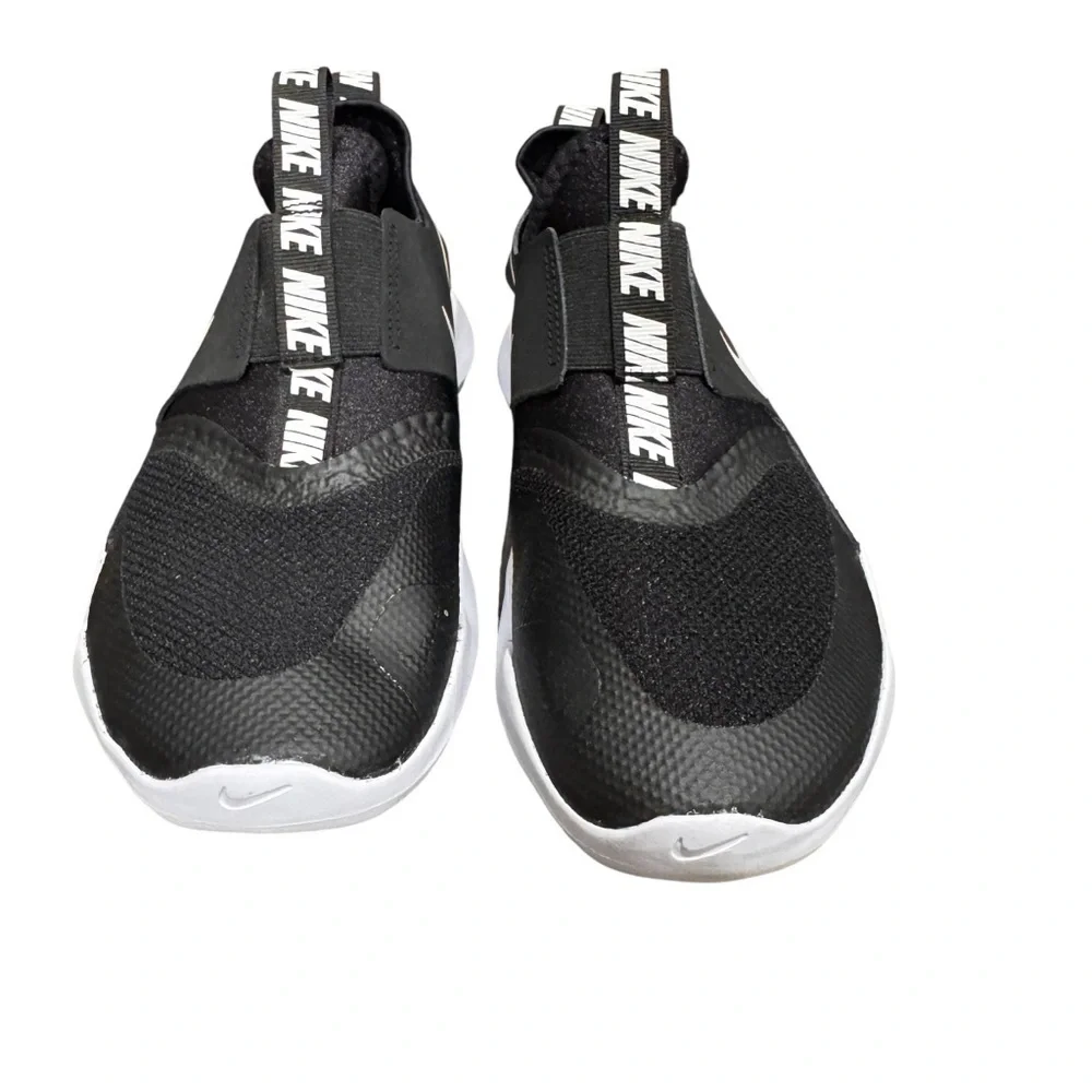 Nike Flex Runner GS Black White Sneakers Shoes 4Y Women's 5.5 to 6